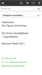 Mobile Screenshot of fasskontor-shop.de